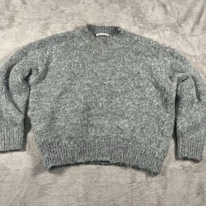Women’s Gray Alpaca Wool Blend‎ Sweater Small